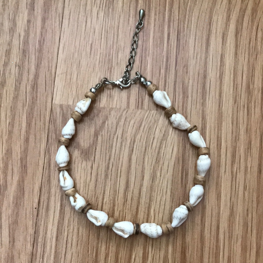 5 Adjustable Cute Seashell Bracelets/Anklets - image 2